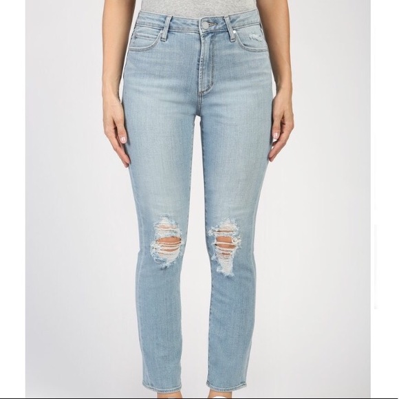 Articles Of Society Denim - Articles of Society High Rise Ripped StraightJeans